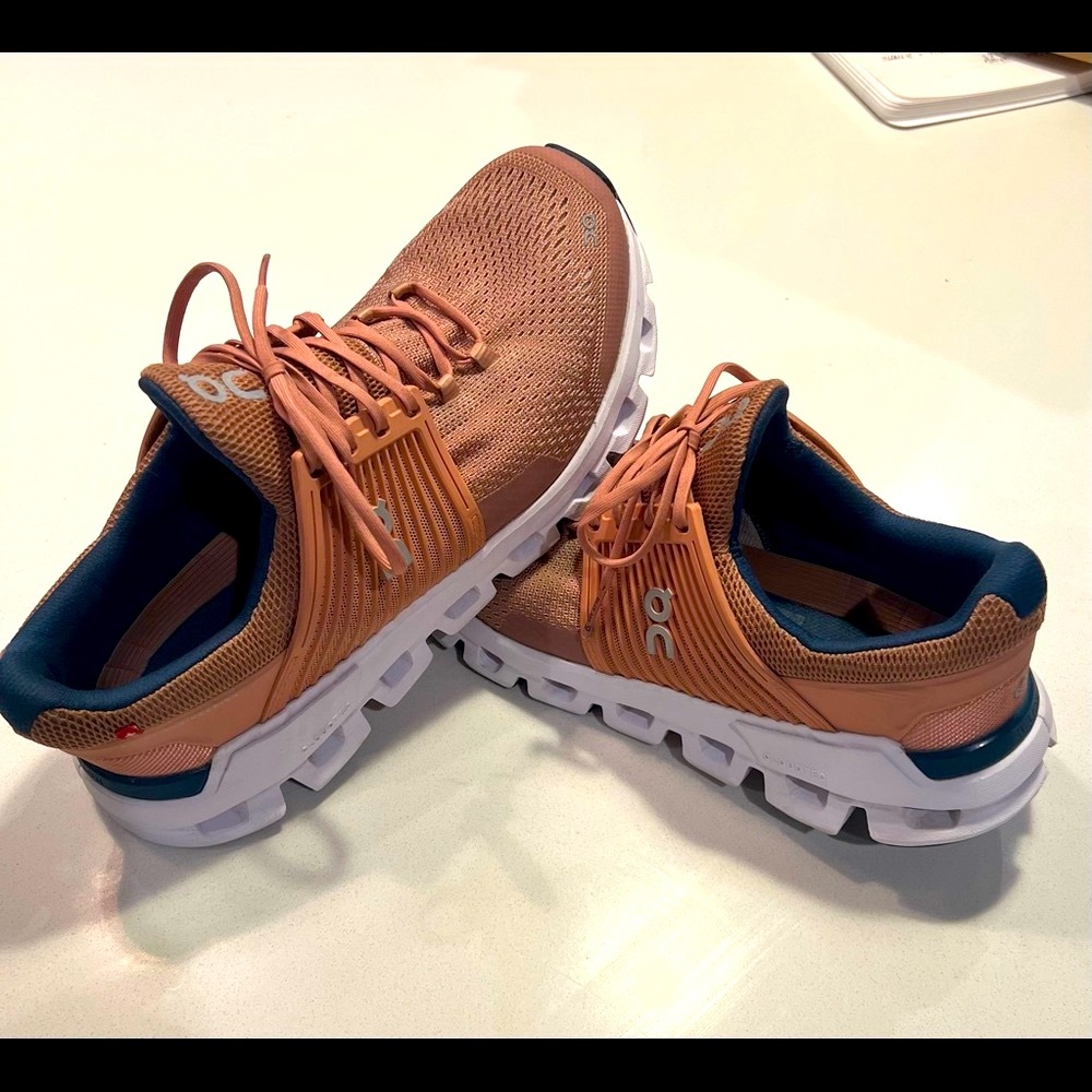 On Cloudswift Blush / Denim US W 8